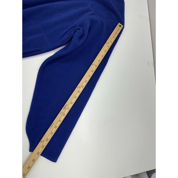 Antigua Mens Sweatshirt Size Medium Fleece Blue 1/4 Zip Footwashing Embroidered - Picture 9 of 11